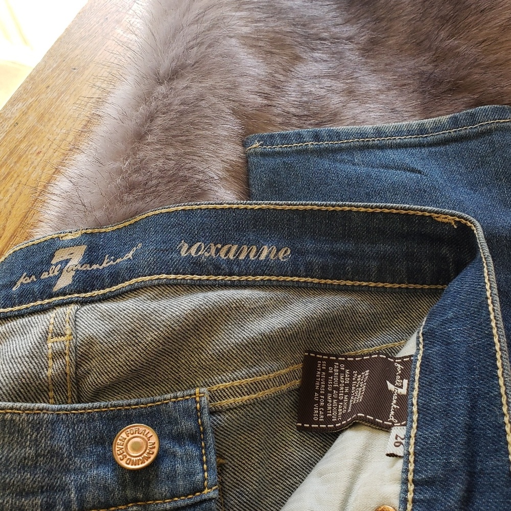 7 of mankind straight leg jeans